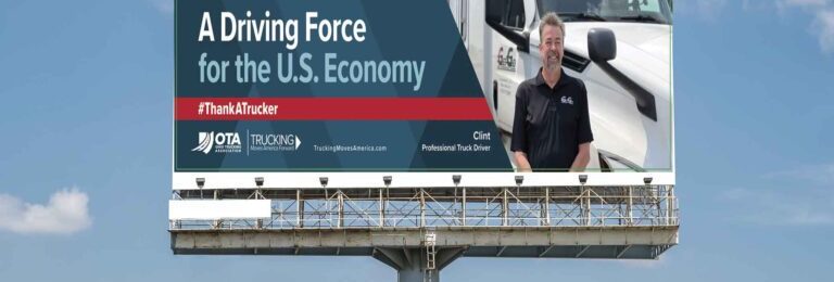 Ohio billboards will salute drivers for Truck Driver Appreciation Week